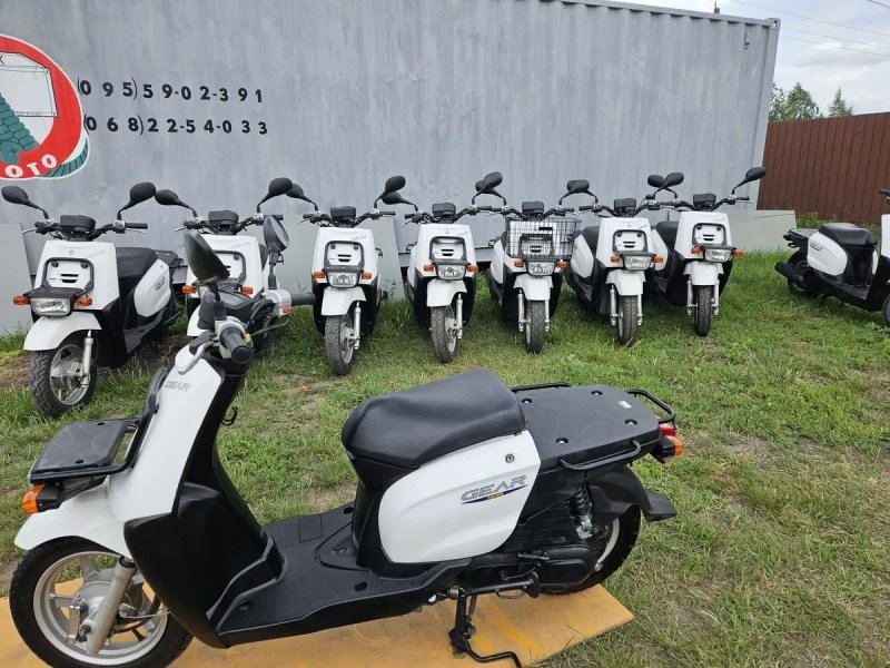 СТОКМОТО Ямаха гир без пробега по Украине Yamaha Gear только с контейнера из Японии стокмото Отличное состояние ямаха гір  ua06 Скутер мопед  грузовой — фото 3