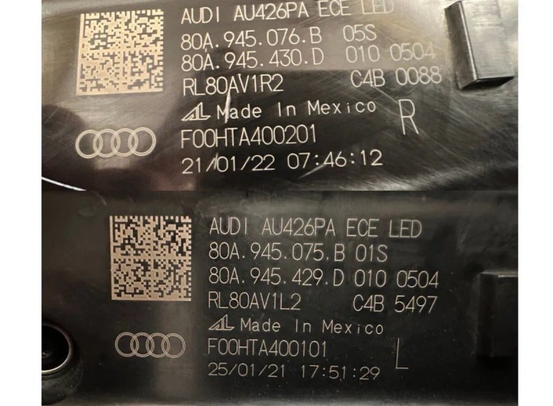 Стоп стопи стопы AUDI EU MATRIX Q5 80A рест дорест 17-25 год — фото 6