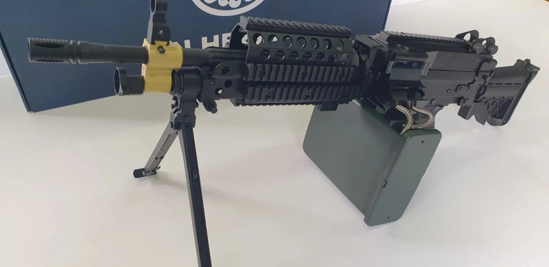 Страйкбольний кулемет A&K M249 Mk46 — фото 2