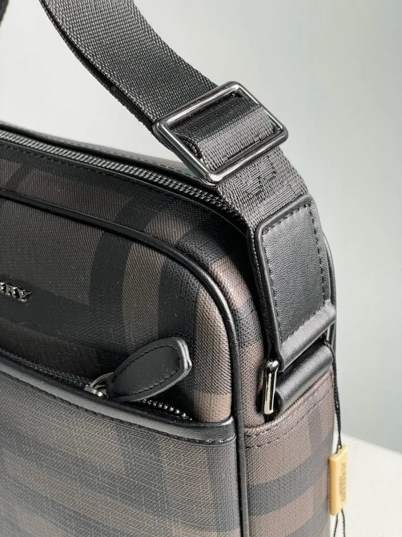 Сумка чоловіча Burberry Large Messenger Bag Men Crossbody Shoulder Bag Brown копія 1:1 — фото 3