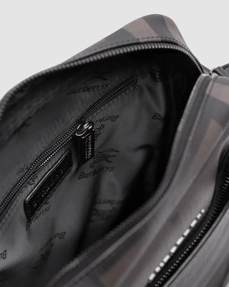 Сумка чоловіча Burberry Large Messenger Bag Men Crossbody Shoulder Bag Brown копія 1:1 — фото 4