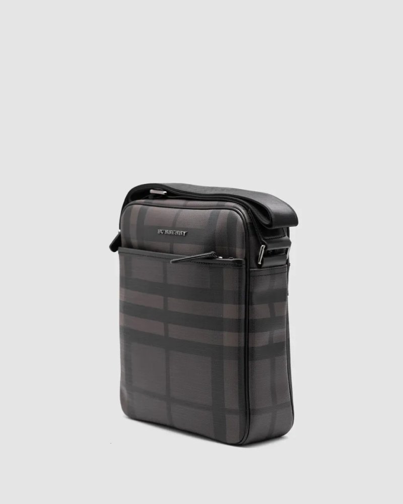 Сумка чоловіча Burberry Large Messenger Bag Men Crossbody Shoulder Bag Brown копія 1:1 — фото 2