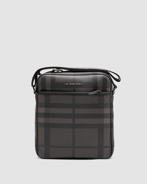 Сумка чоловіча Burberry Large Messenger Bag Men Crossbody Shoulder Bag Brown копія 1:1