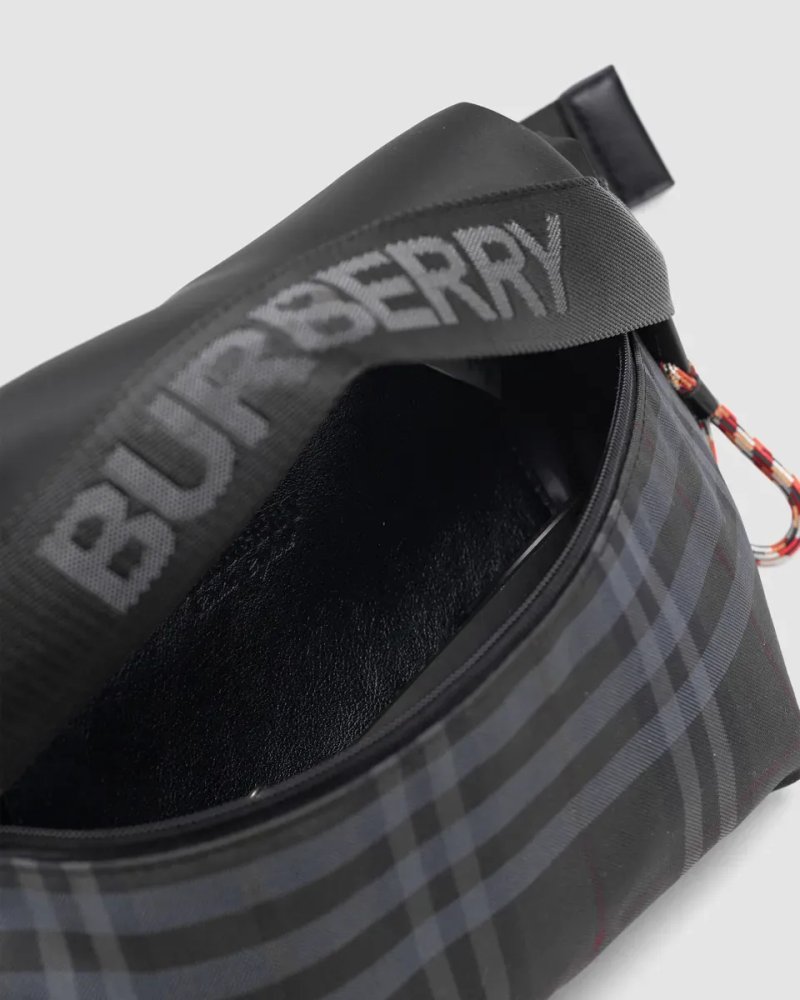 Сумка чоловіча Burberry Men's Sonny Archive Grey Belt Bag копія 1:1 — фото 4