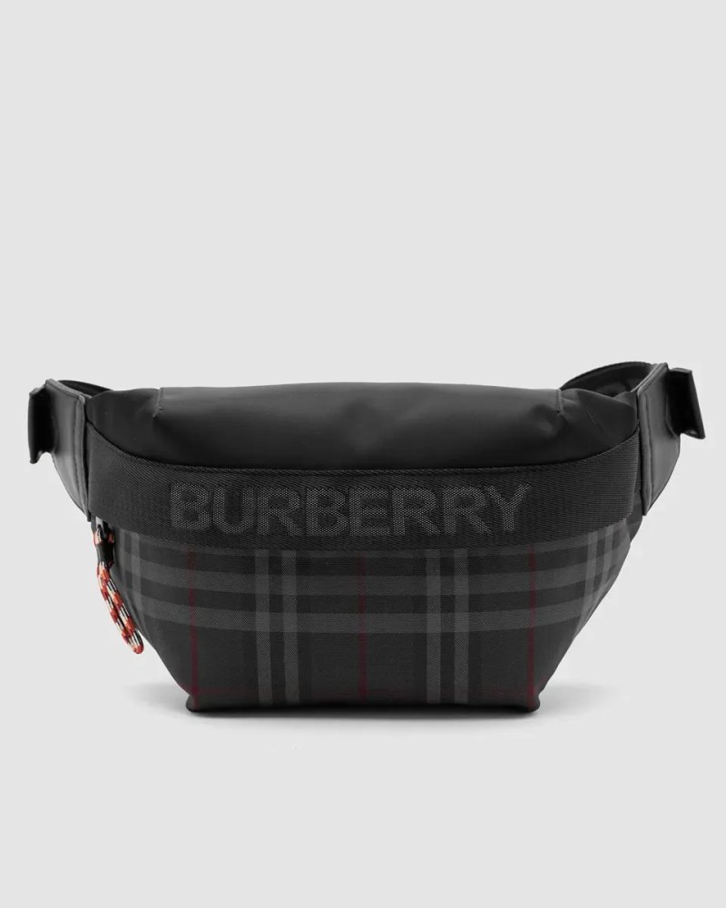 Сумка чоловіча Burberry Men's Sonny Archive Grey Belt Bag копія 1:1 — фото 2