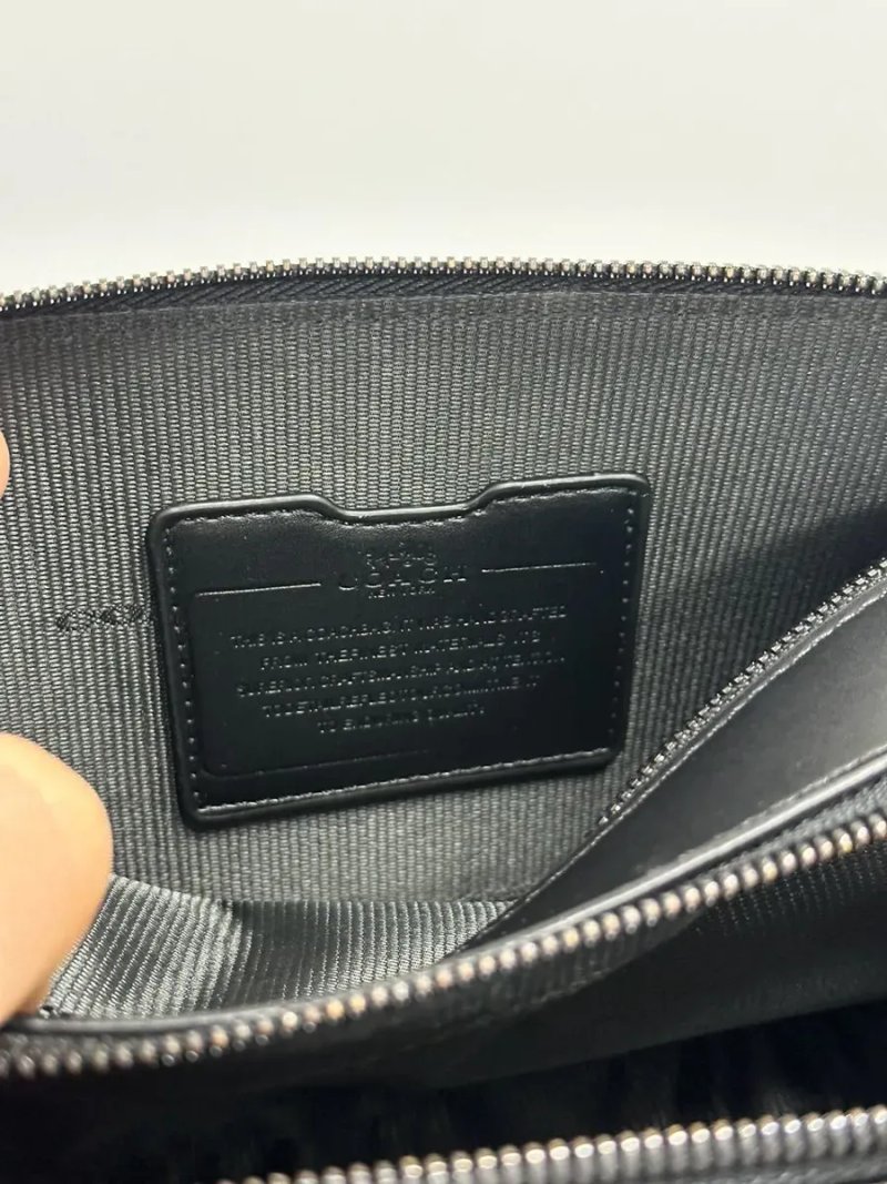 Сумка чоловіча Coach Wyatt Crossbody Bag In Signature Canvas копія 1:1 — фото 5