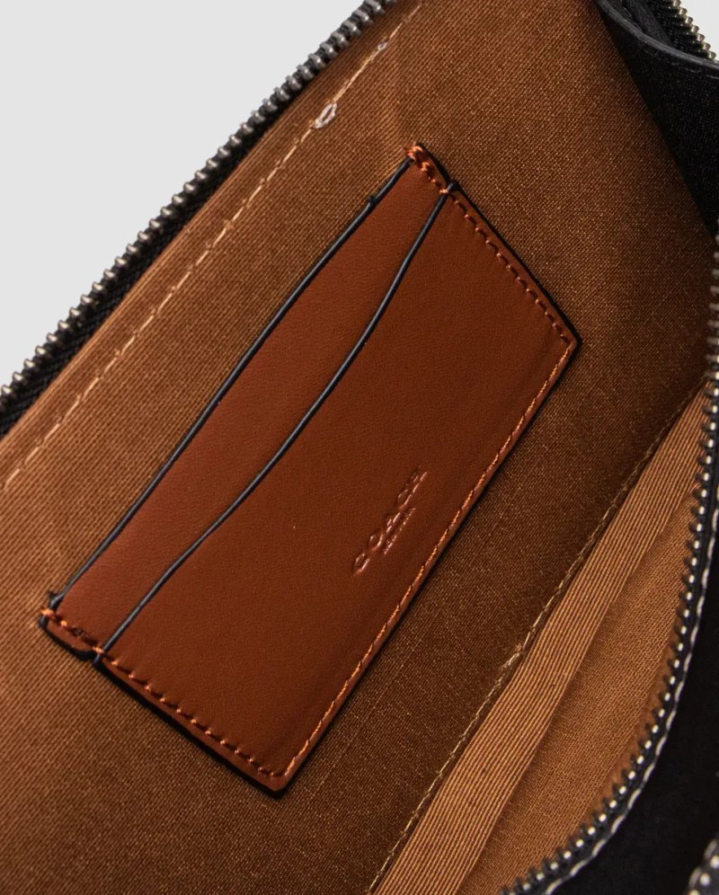 Сумка чоловіча Coach Wyatt Crossbody Bag In Signature Canvas Sand копія 1:1 — фото 4