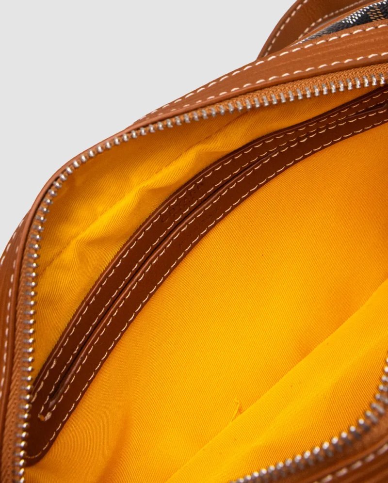 Сумка чоловіча Goyard Cap-Vert PM Bag Black Tan копія 1:1 — фото 5