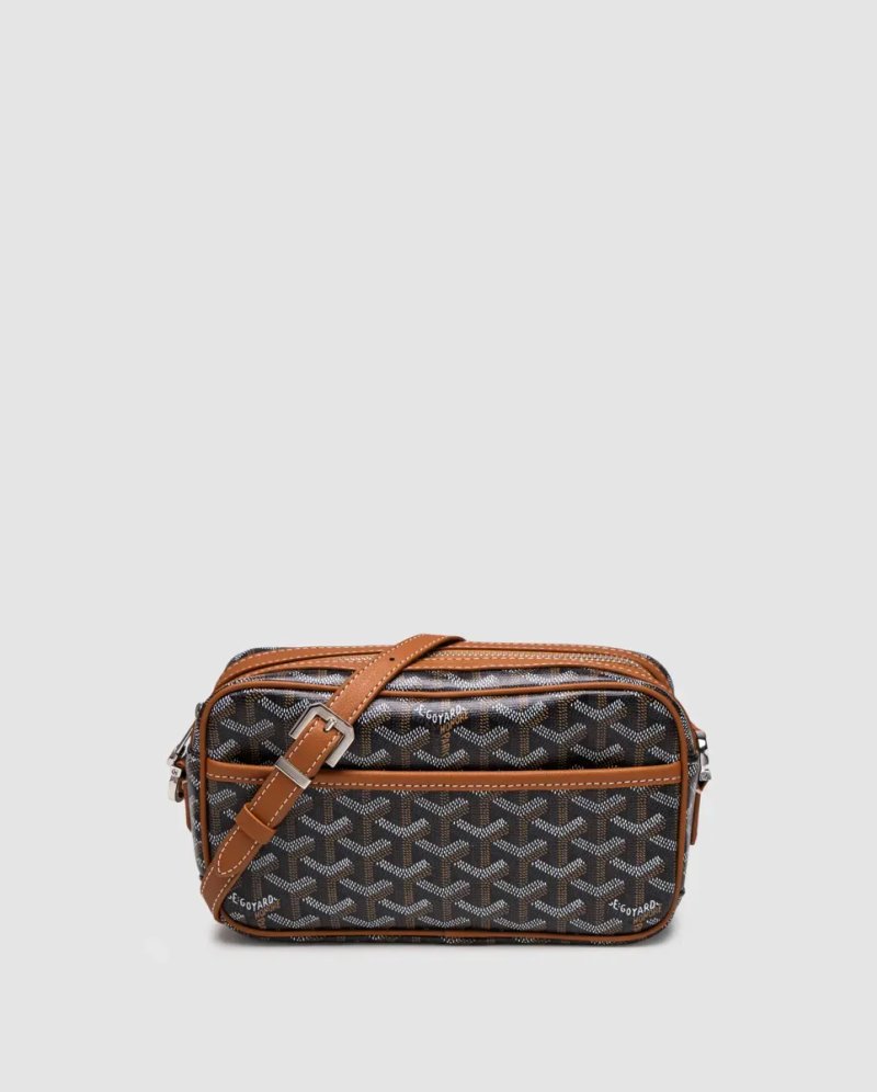 Сумка чоловіча Goyard Cap-Vert PM Bag Black Tan копія 1:1 — фото 4