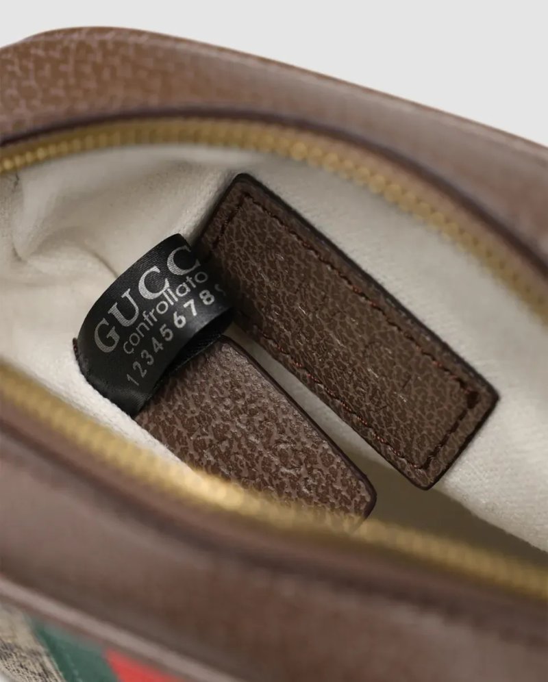 Сумка чоловіча Gucci Ophidia GG Supreme Crossbody Bag Beige копія 1:1 — фото 4