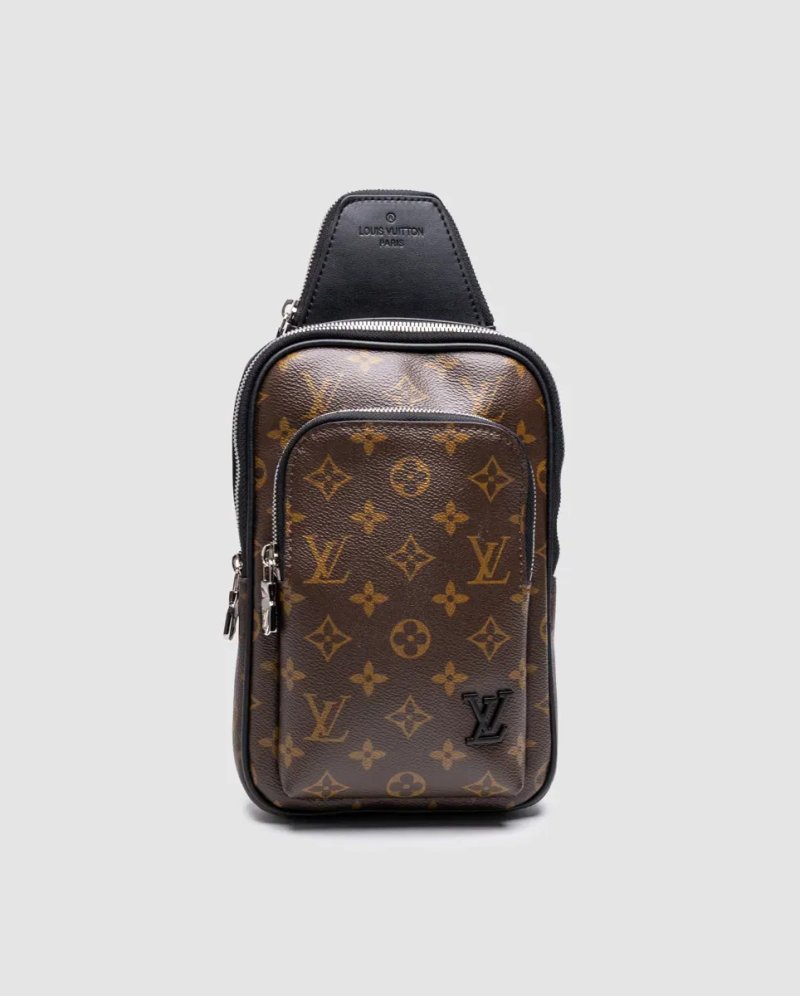 Сумка чоловіча Louis Vuitton Avenue Slingbag Monogram Macassar Canvas Brown копія 1:1 — фото 2