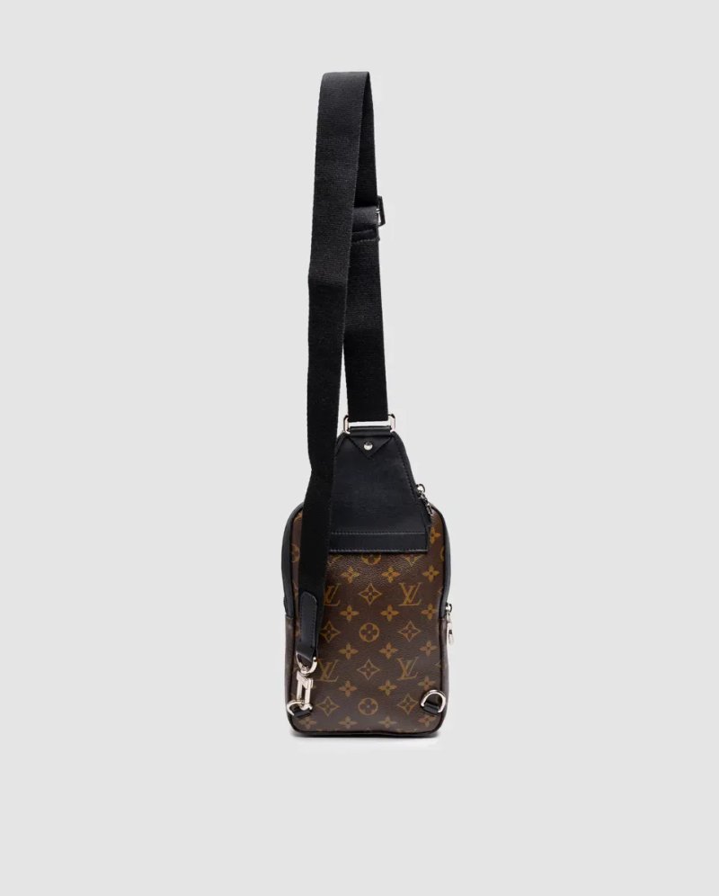 Сумка чоловіча Louis Vuitton Avenue Slingbag Monogram Macassar Canvas Brown копія 1:1 — фото 4