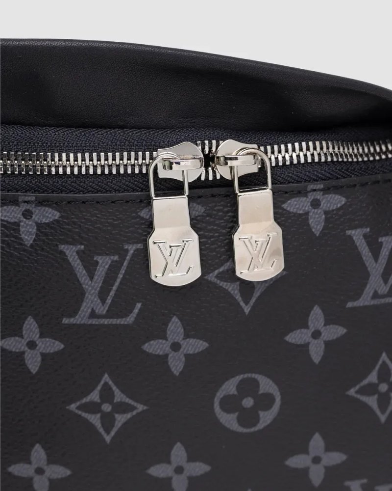 Сумка чоловіча Louis Vuitton Discovery PM Bumbag Grey Canvas копія 1:1 — фото 3