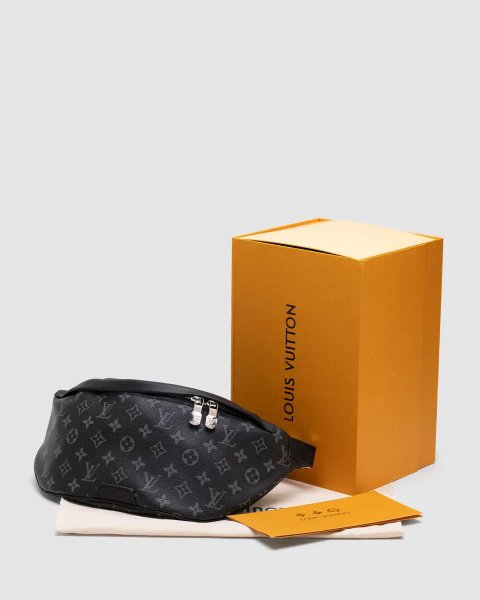 Сумка чоловіча Louis Vuitton Discovery PM Bumbag Grey Canvas копія 1:1