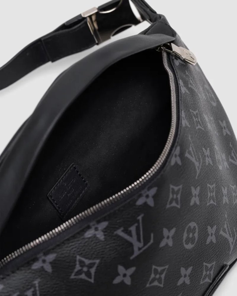 Сумка чоловіча Louis Vuitton Discovery PM Bumbag Grey Canvas копія 1:1 — фото 4