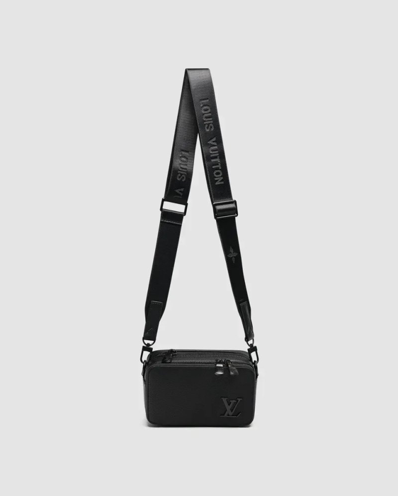 Сумка чоловіча Louis Vuitton Multiple Wearable Wallet Black копія 1:1 — фото 3