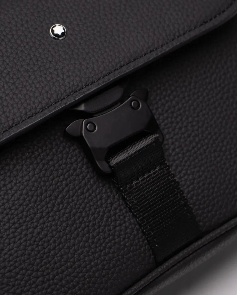 Сумка чоловіча Montblanc Compact Envelope with M Lock 4810 Buckle Black копія 1:1 — фото 5
