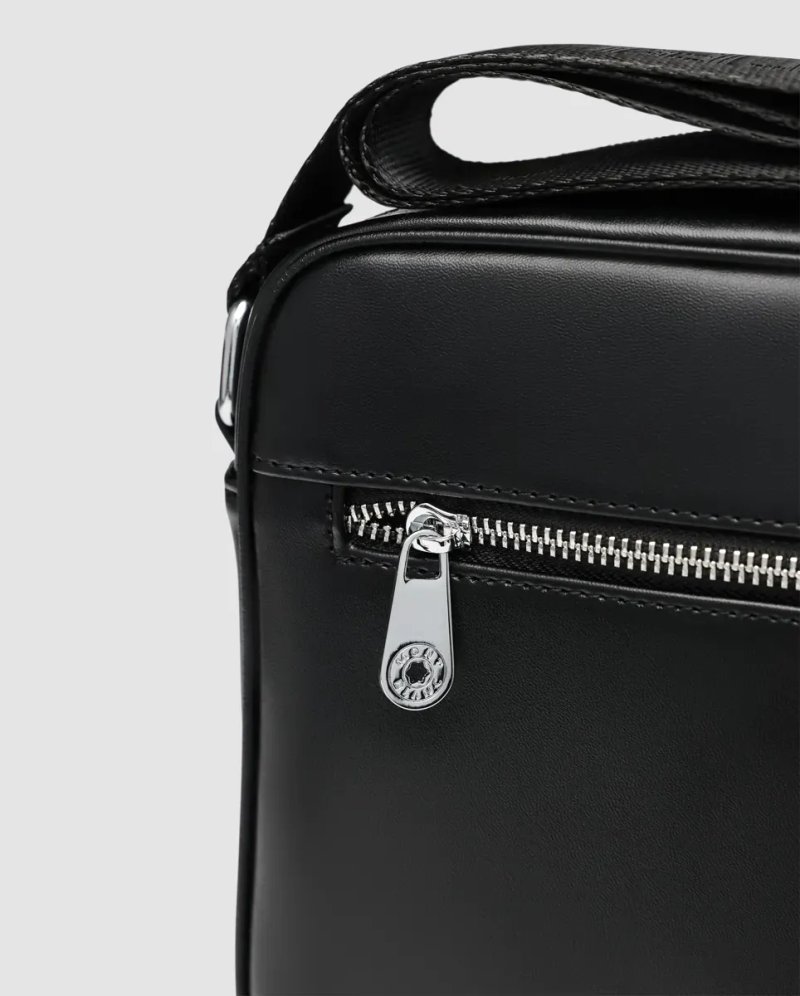 Сумка чоловіча Montblanc Sartorial Messenger Black копія 1:1 — фото 2