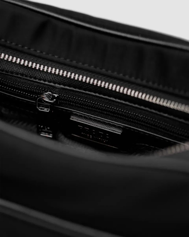 Сумка чоловіча Prada Re-Nylon Crossbody Bag Black копія 1:1 — фото 4