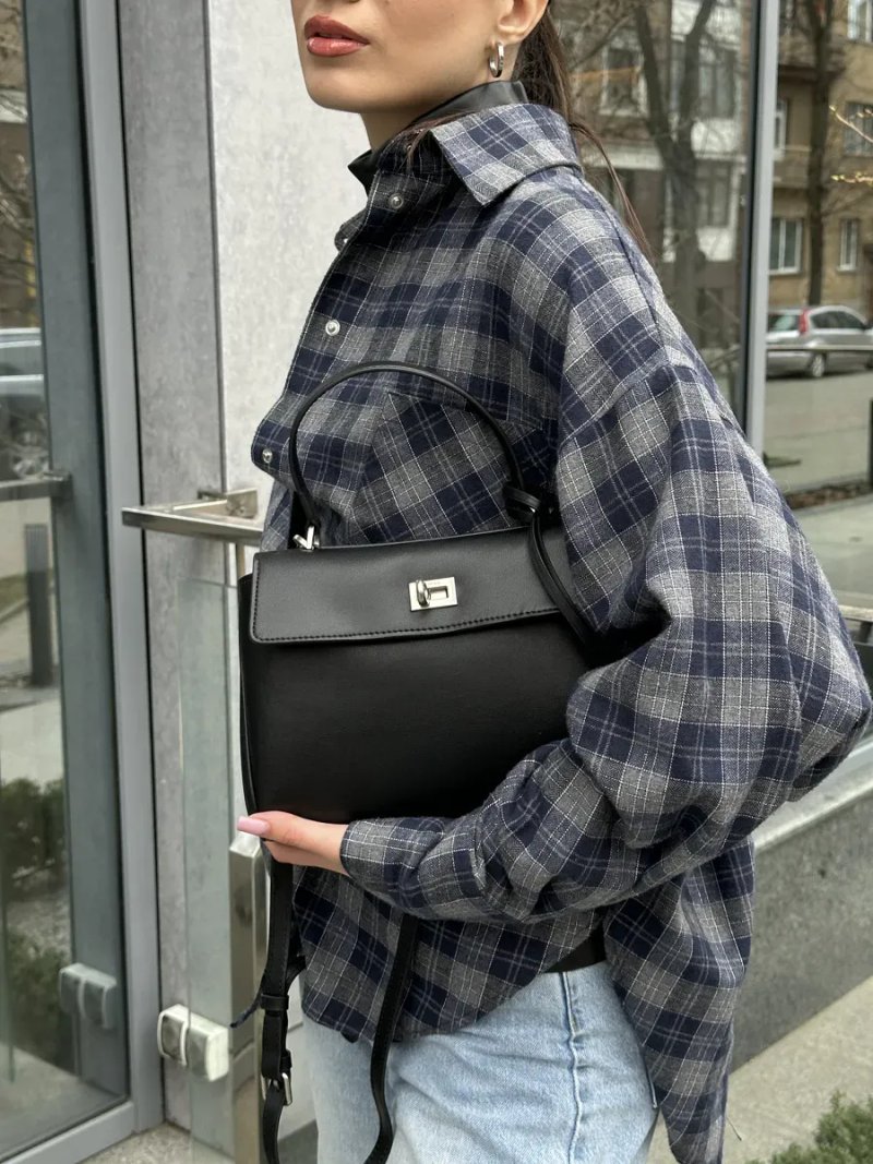 Сумка жіноча Balenciaga Rodeo Mini Black/Silver копія 1:1 — фото 6