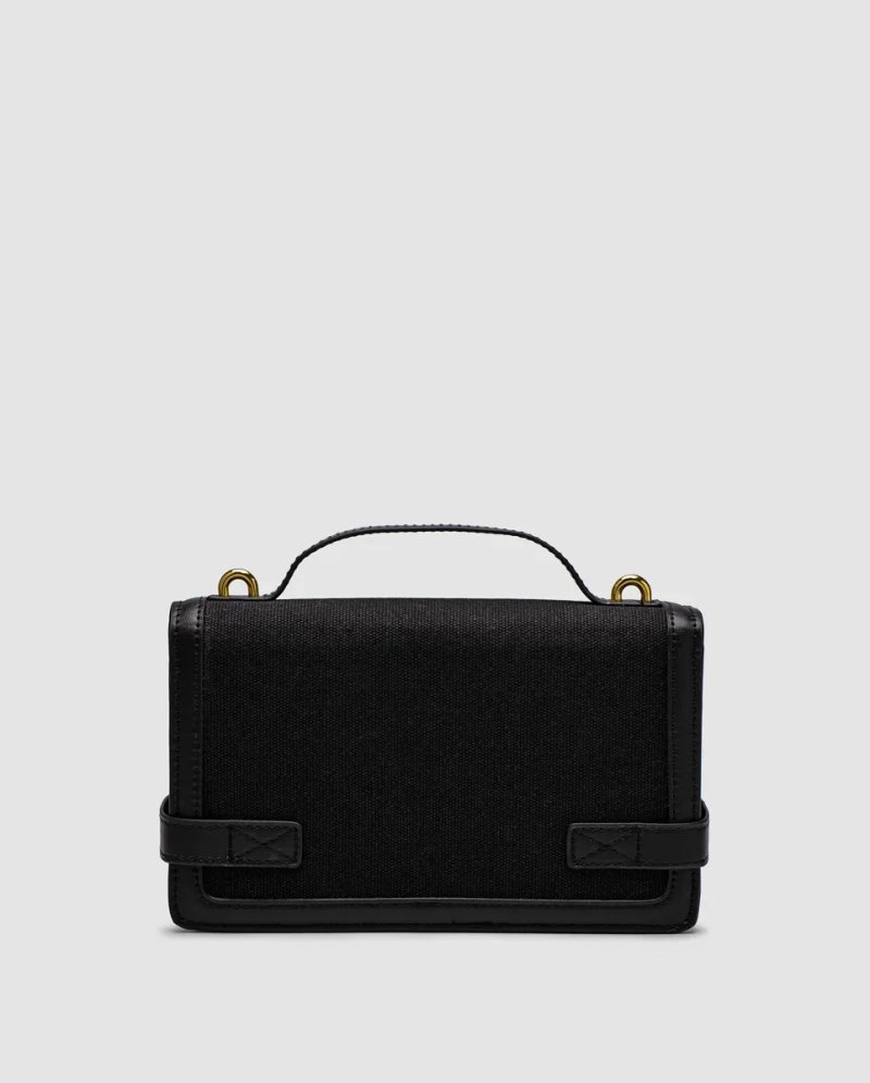Сумка жіноча Balmain B-Buzz 24 Total Black копія 1:1 — фото 3