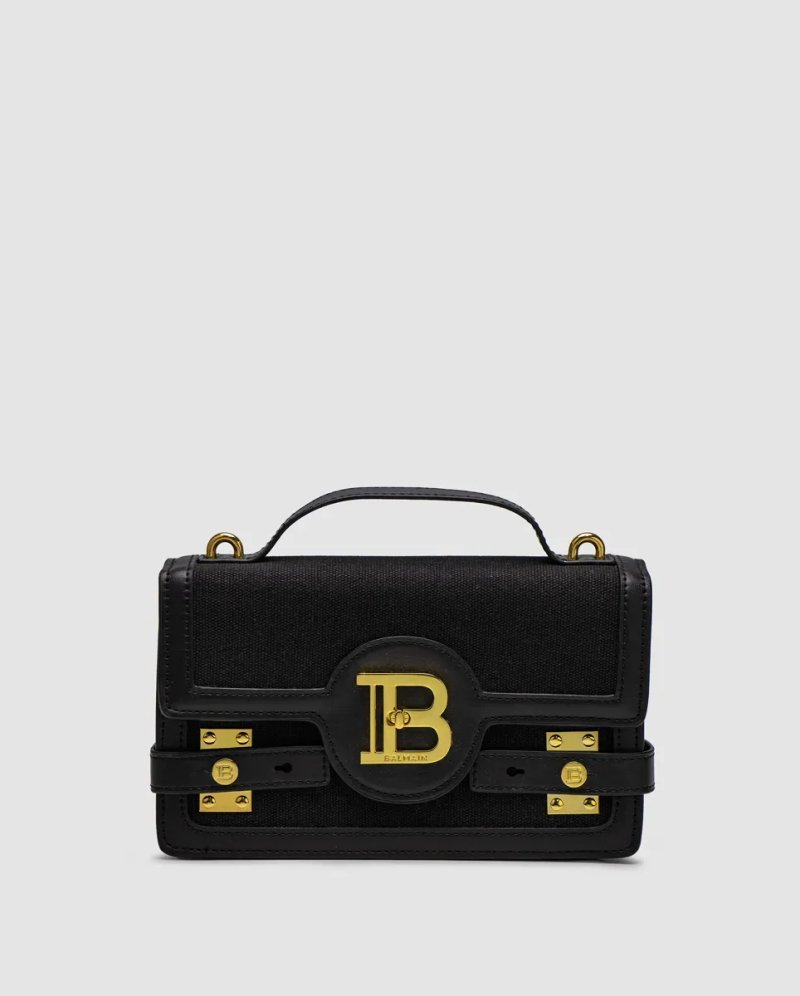 Сумка жіноча Balmain B-Buzz 24 Total Black копія 1:1 — фото 2