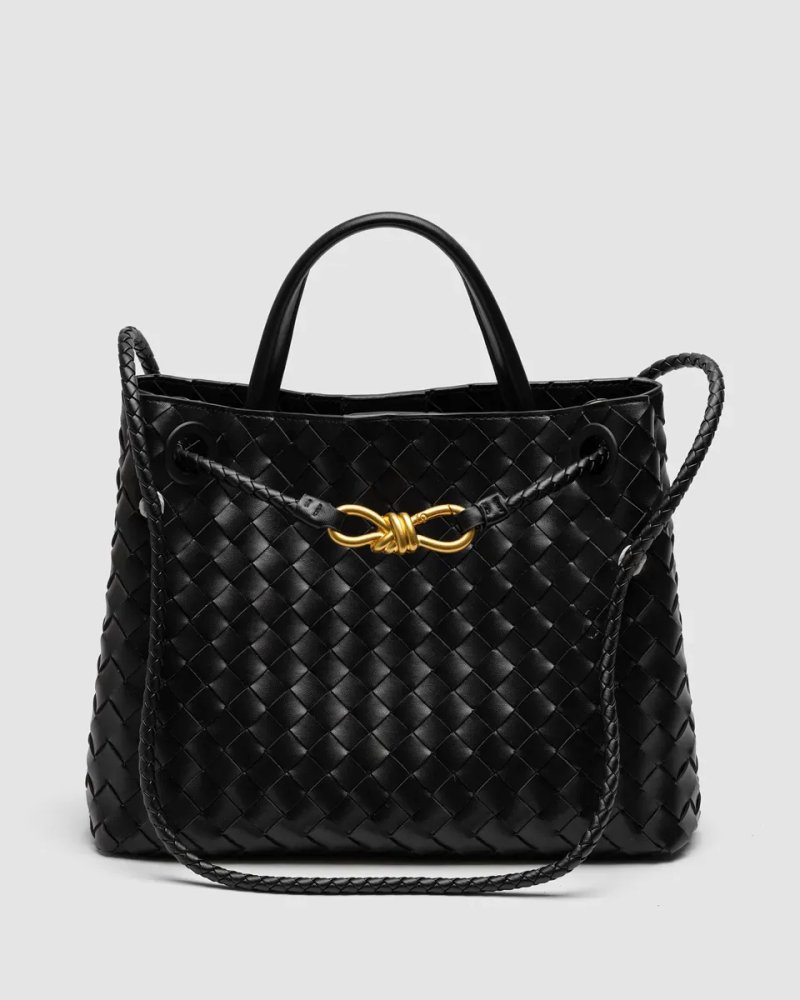 Сумка жіноча Bottega Veneta Andiamo Bag Black копія 1:1 — фото 2