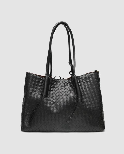 Сумка жіноча Bottega Veneta Medium Pinacoteca Black копія 1:1