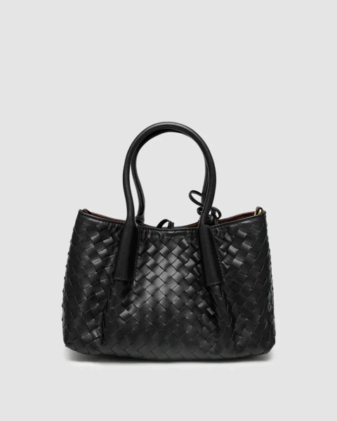 Сумка жіноча Bottega Veneta Small Pinacoteca Black копія 1:1