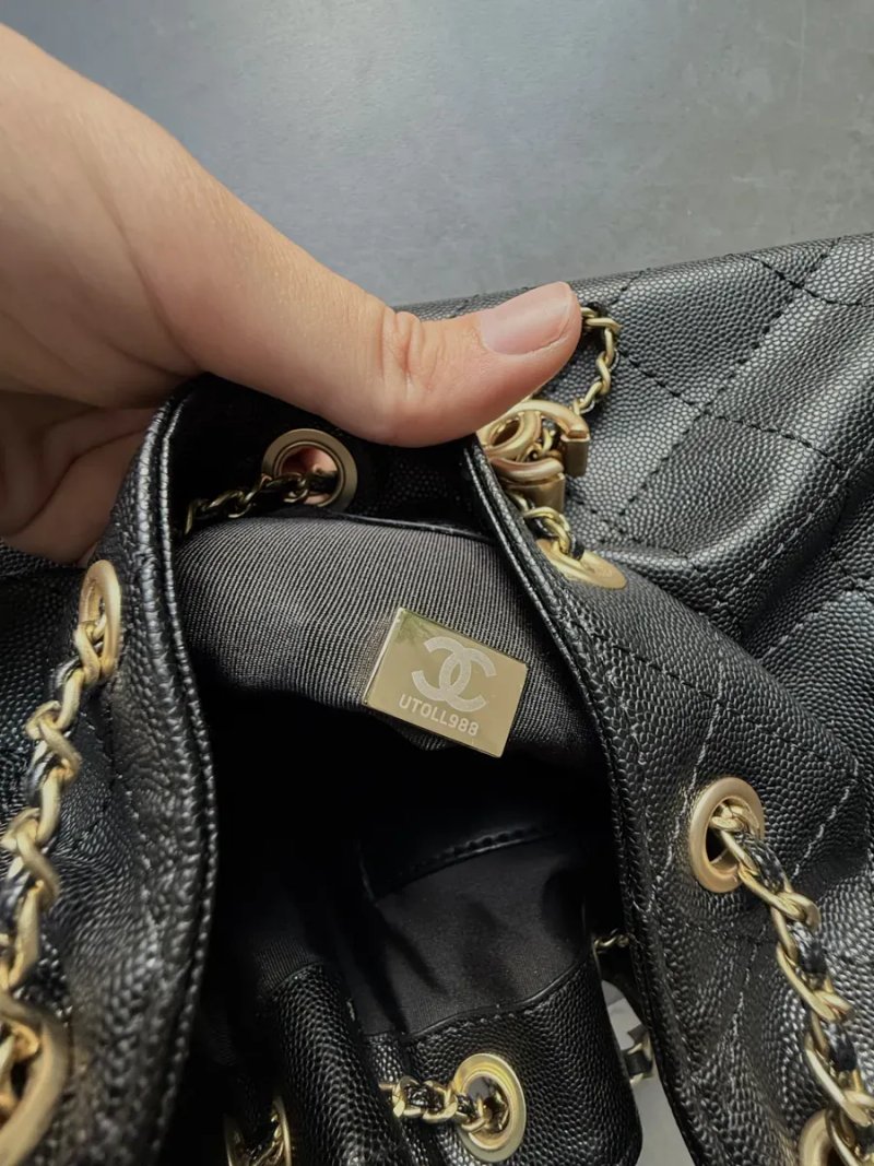 Сумка жіноча Chanel 25 Handbag in Grained Calfskin Black/Gold копія 1:1 — фото 7