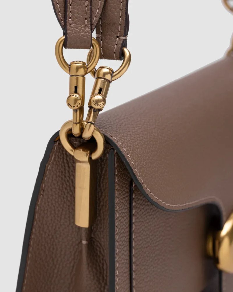 Сумка жіноча Coach Tabby Shoulder Bag 26 Dark Stone копія 1:1 — фото 3