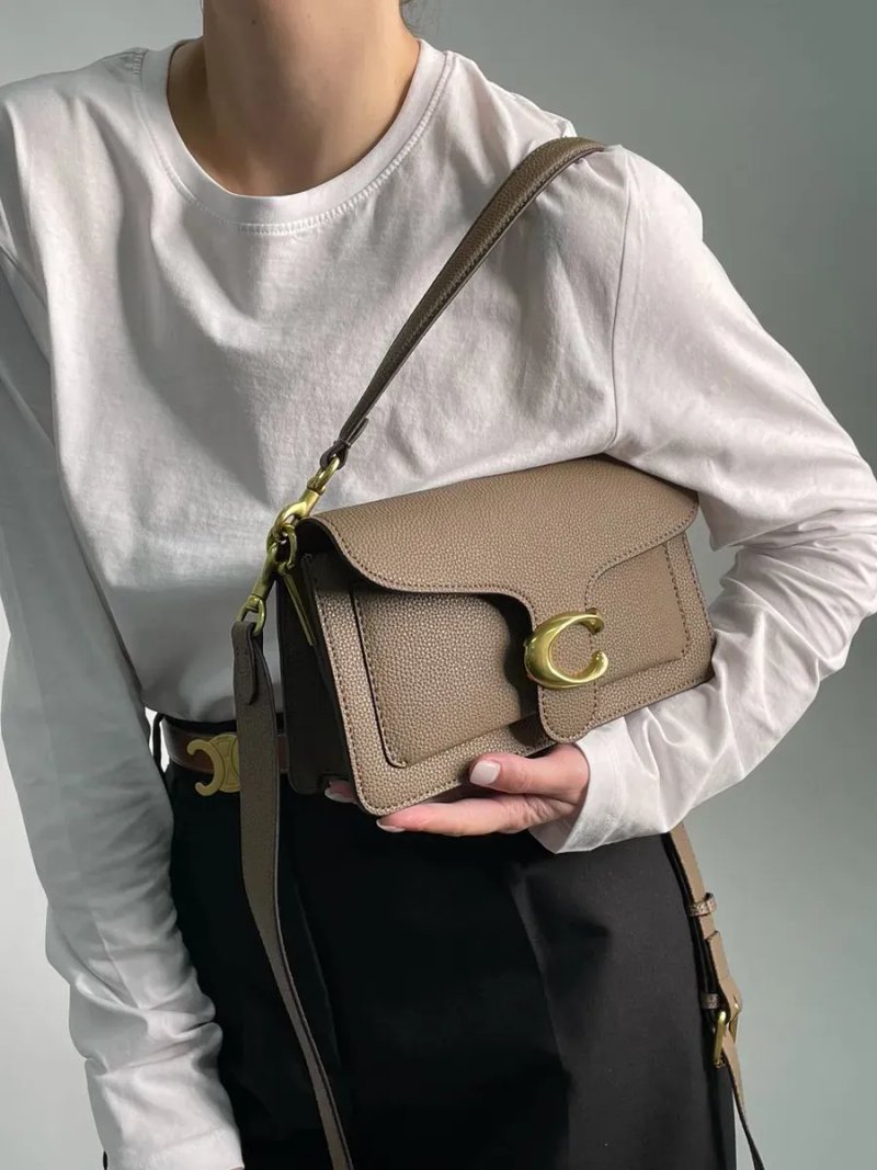 Сумка жіноча Coach Tabby Shoulder Bag 26 Dark Stone копія 1:1 — фото 5
