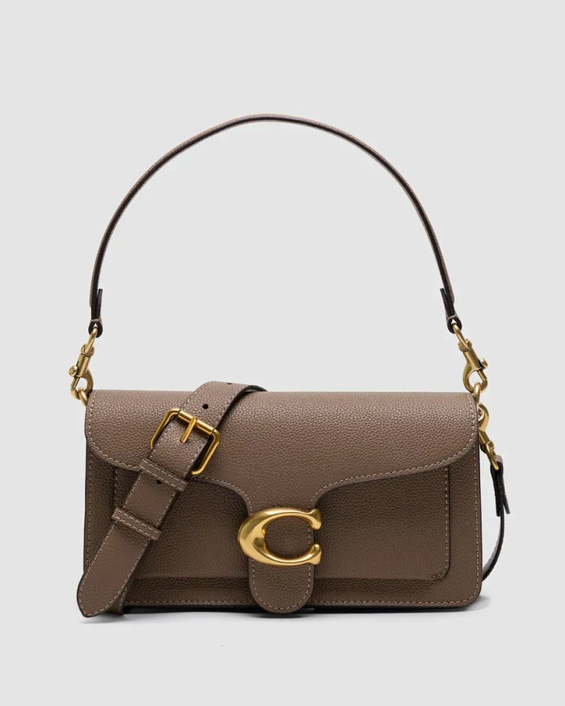 Сумка жіноча Coach Tabby Shoulder Bag 26 Dark Stone копія 1:1 — фото 2