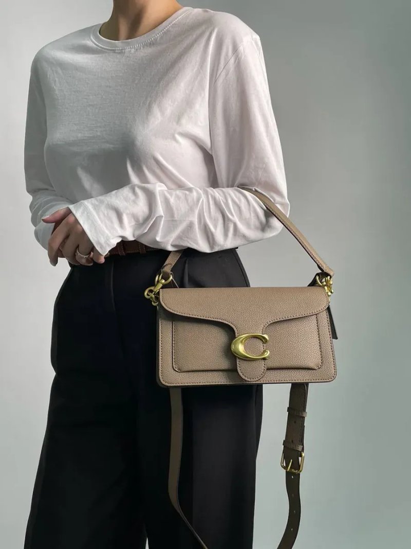Сумка жіноча Coach Tabby Shoulder Bag 26 Dark Stone копія 1:1 — фото 6