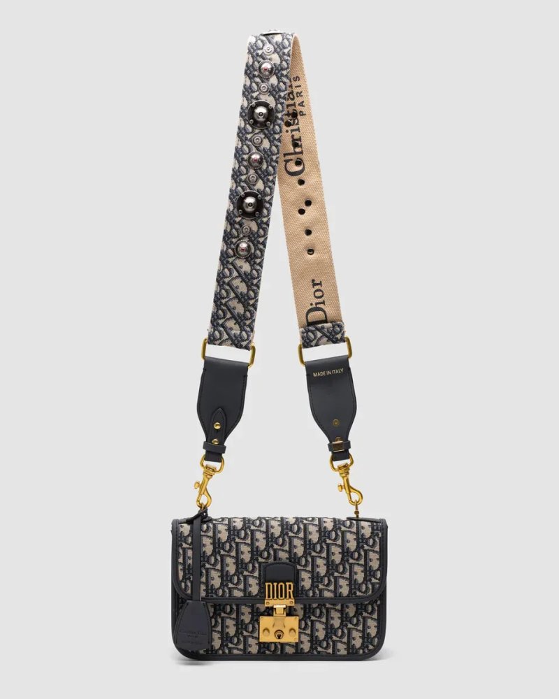 Сумка жіноча Dior Oblique Denim Medium C’est oblique Jacquard Shoulder bag копія 1:1 — фото 2