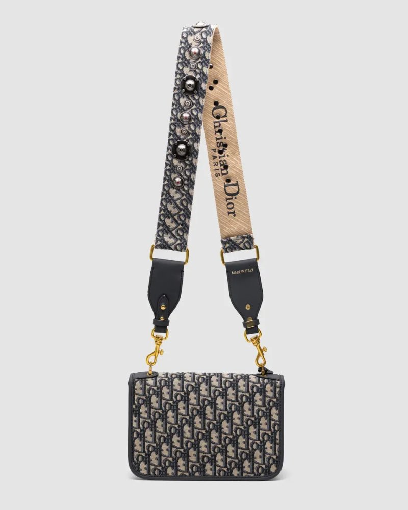 Сумка жіноча Dior Oblique Denim Medium C’est oblique Jacquard Shoulder bag копія 1:1 — фото 3