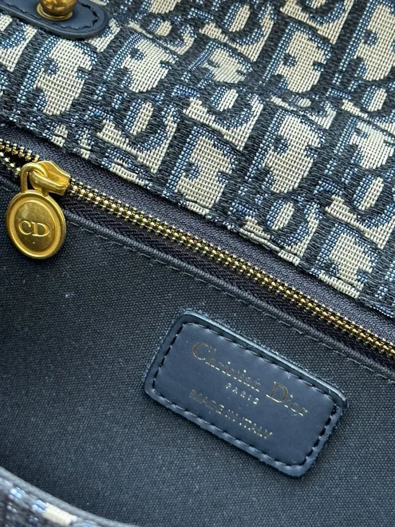 Сумка жіноча Dior Oblique Denim Medium C’est oblique Jacquard Shoulder bag копія 1:1 — фото 5