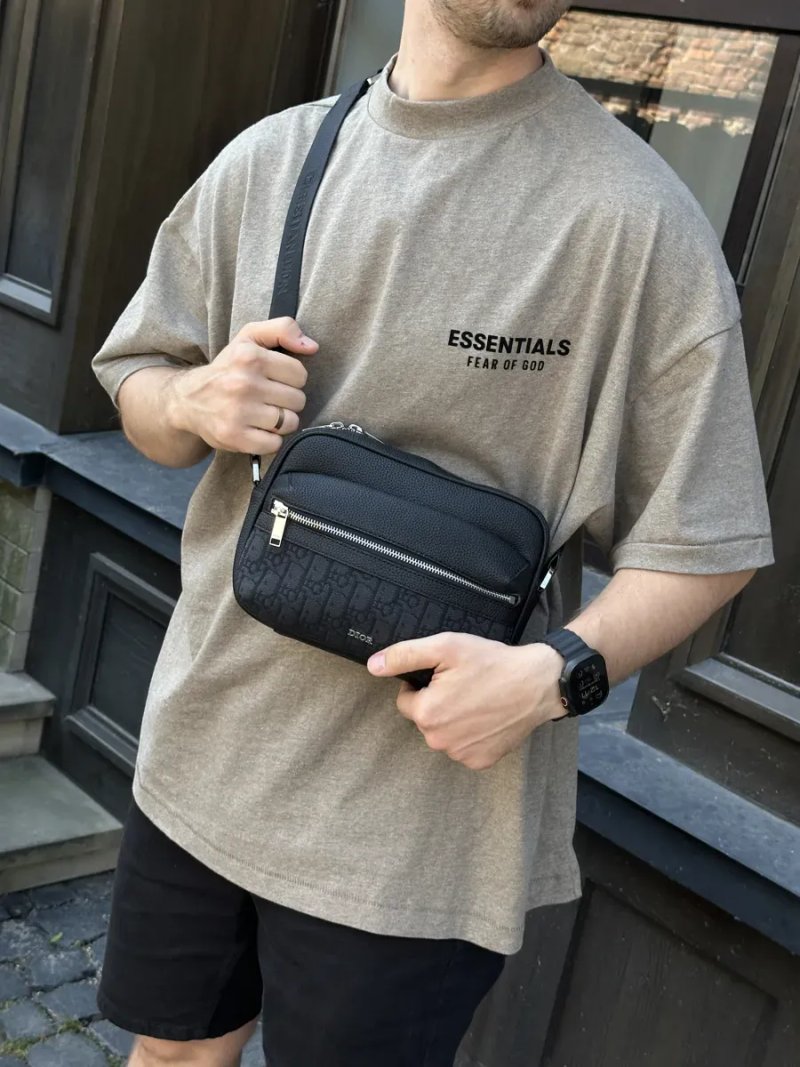 Сумка жіноча Dior Rider 2.0 Zipped Messenger Bag Black копія 1:1 — фото 7