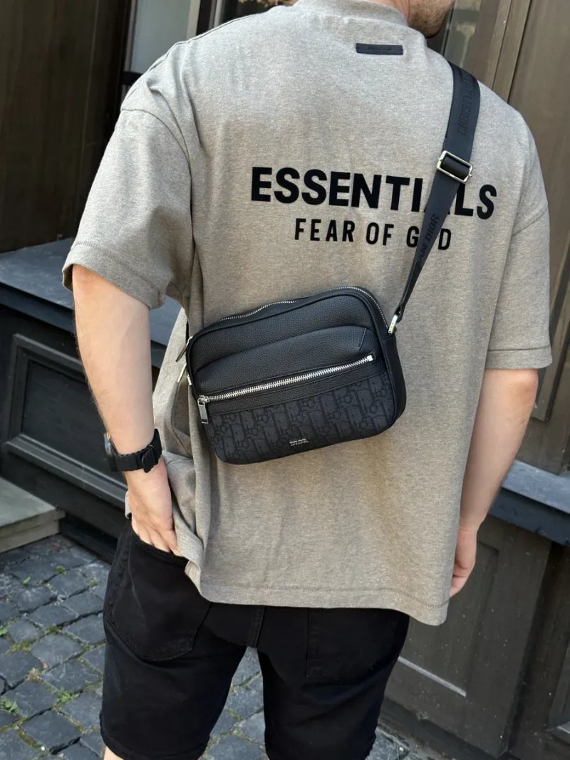 Сумка жіноча Dior Rider 2.0 Zipped Messenger Bag Black копія 1:1 — фото 6