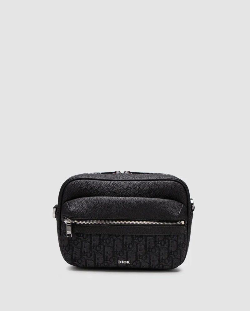 Сумка жіноча Dior Rider 2.0 Zipped Messenger Bag Black копія 1:1 — фото 2