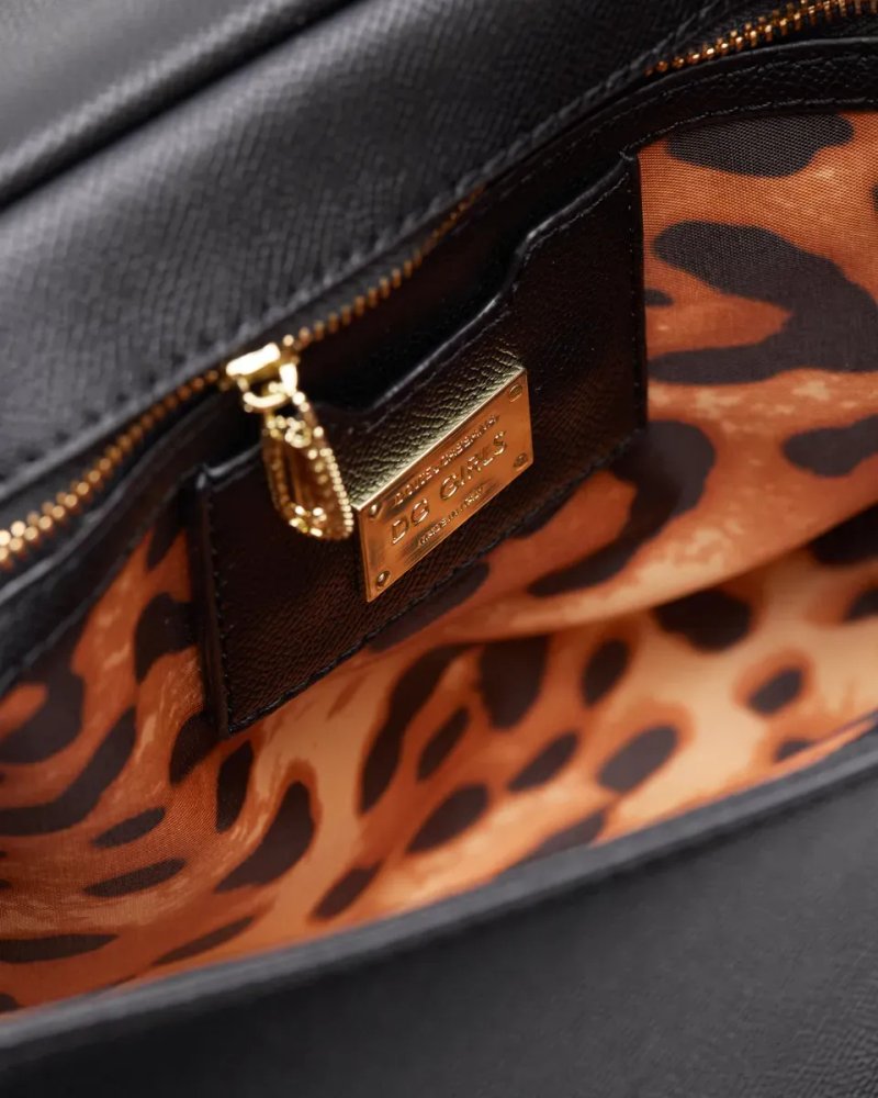Сумка жіноча Dolce&Gabbana Sicily Medium Elongated Black копія 1:1 — фото 4