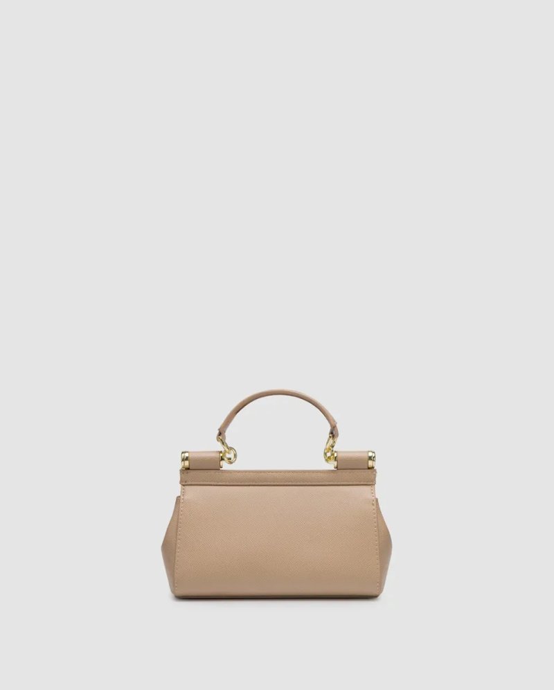 Сумка жіноча Dolce&Gabbana Sicily Small Handbag Beige копія 1:1 — фото 3