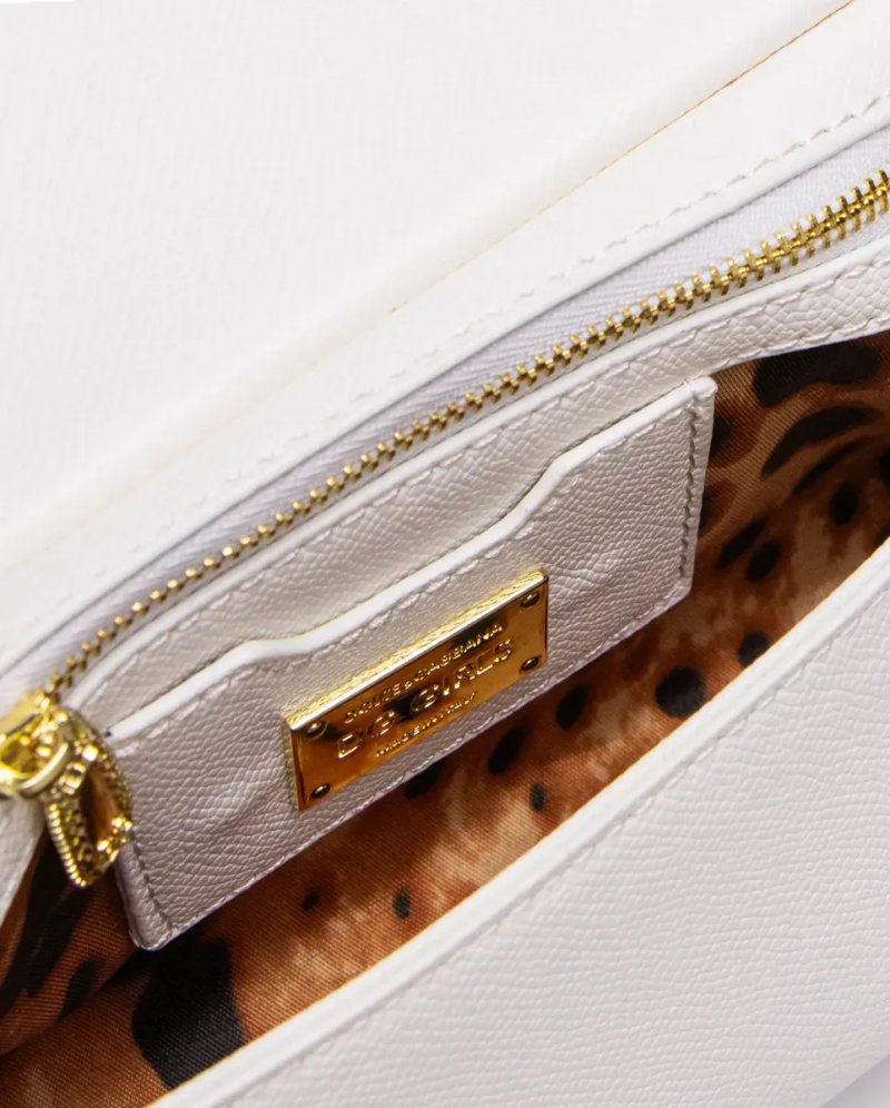 Сумка жіноча Dolce&Gabbana Sicily Small Handbag White копія 1:1 — фото 4
