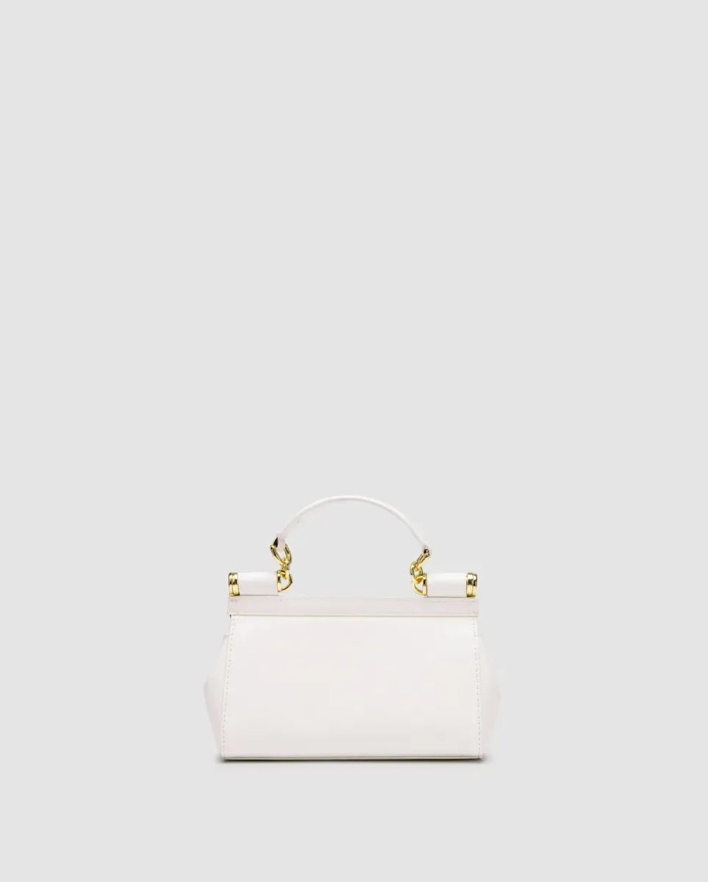 Сумка жіноча Dolce&Gabbana Sicily Small Handbag White копія 1:1 — фото 3