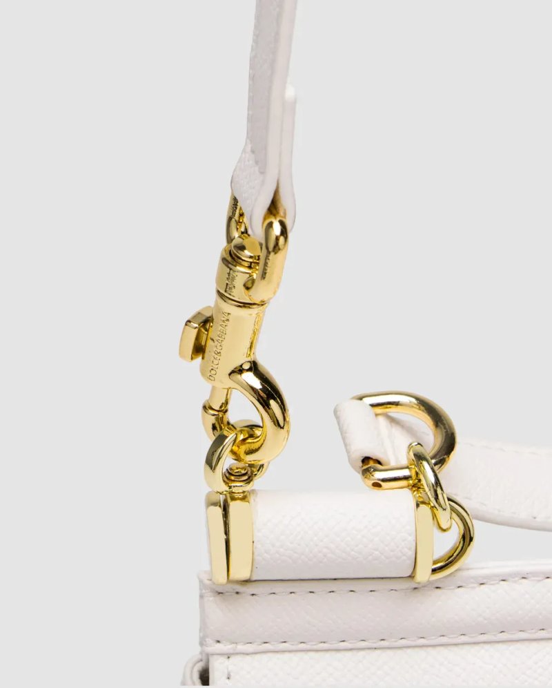 Сумка жіноча Dolce&Gabbana Sicily Small Handbag White копія 1:1 — фото 5