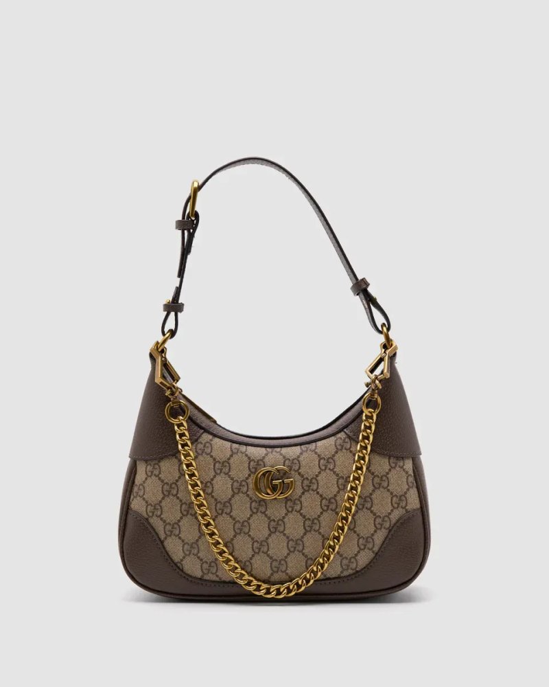 Сумка жіноча Gucci Aphrodite Small Shoulder Bag Grey копія 1:1 — фото 2