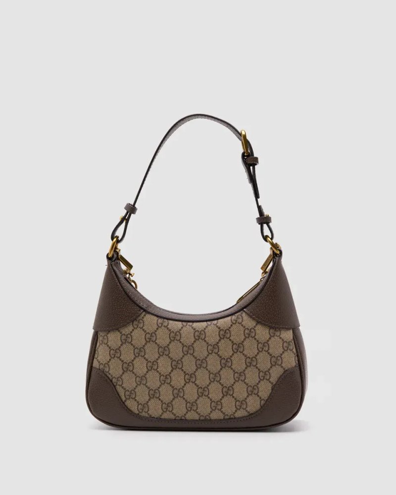 Сумка жіноча Gucci Aphrodite Small Shoulder Bag Grey копія 1:1 — фото 3