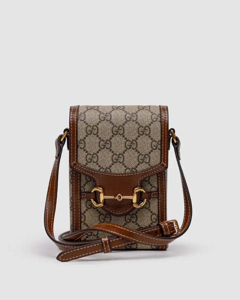 Сумка жіноча Gucci Horsebit 1955 Mini Bag копія 1:1 — фото 2