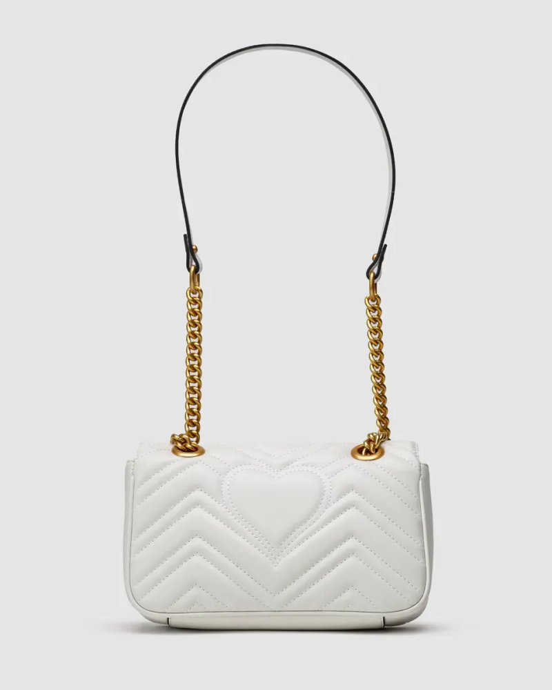 Сумка жіноча Gucci Marmont Mini Shoulder Bag, Gold Hardware копія 1:1 — фото 3