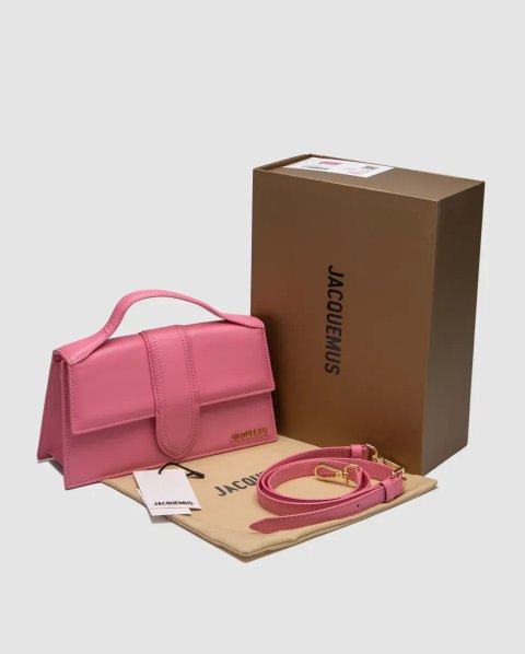 Сумка жіноча Jacquemus Le Bambino Pink копія 1:1